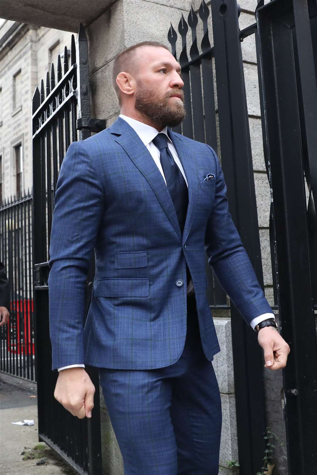 Conor McGregor outside the High Court in Dublin (Gareth Chaney/PA)