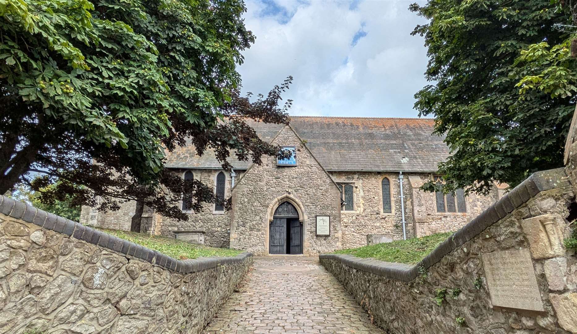 Minster Abbey has seen extensive work on its walls. Picture: Swale council