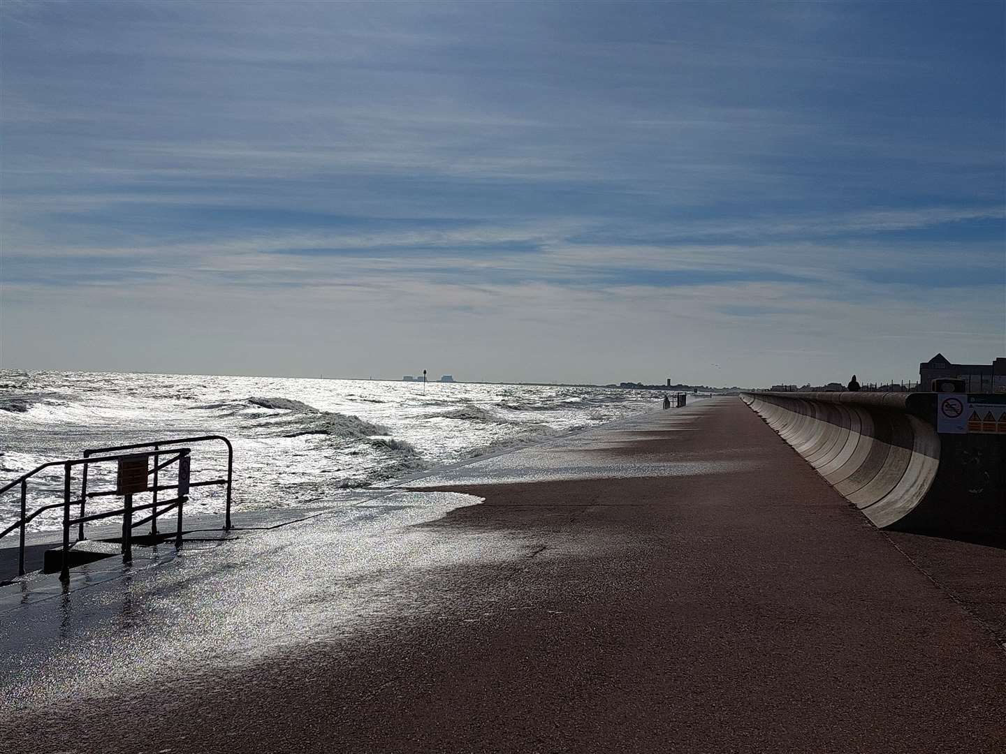 A 'do-not-swim' warning has been in place at St Mary's Bay since February 2023