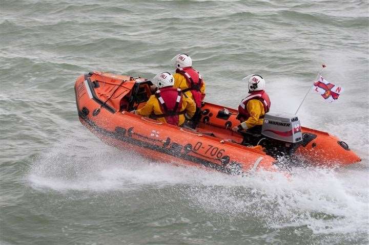 Crews rescued the stranded people. Stock picture: RNLI (10032216)