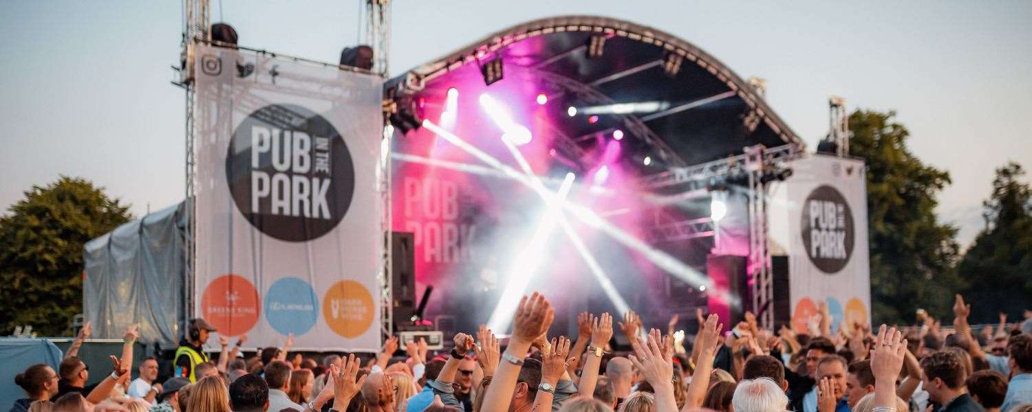 The food and music festival visited Dunorlan Park this summer with top chefs including Tom Kerridge. Picture: Pub in the Park