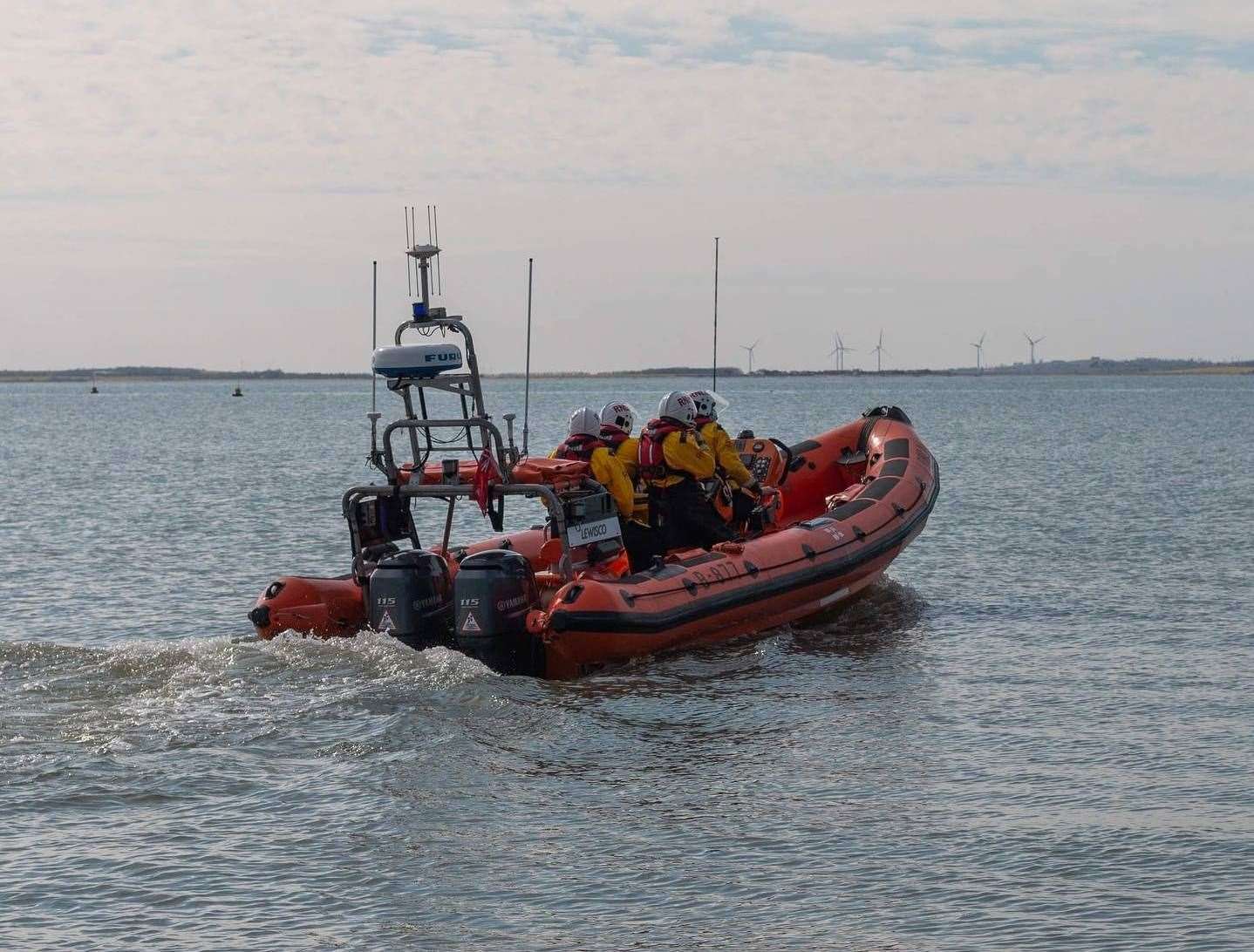 The Whitstable RNLI crew was called to the incident off the coast of Herne Bay. Stock picture: RNLI Whitstable Lifeboat Station/Facebook