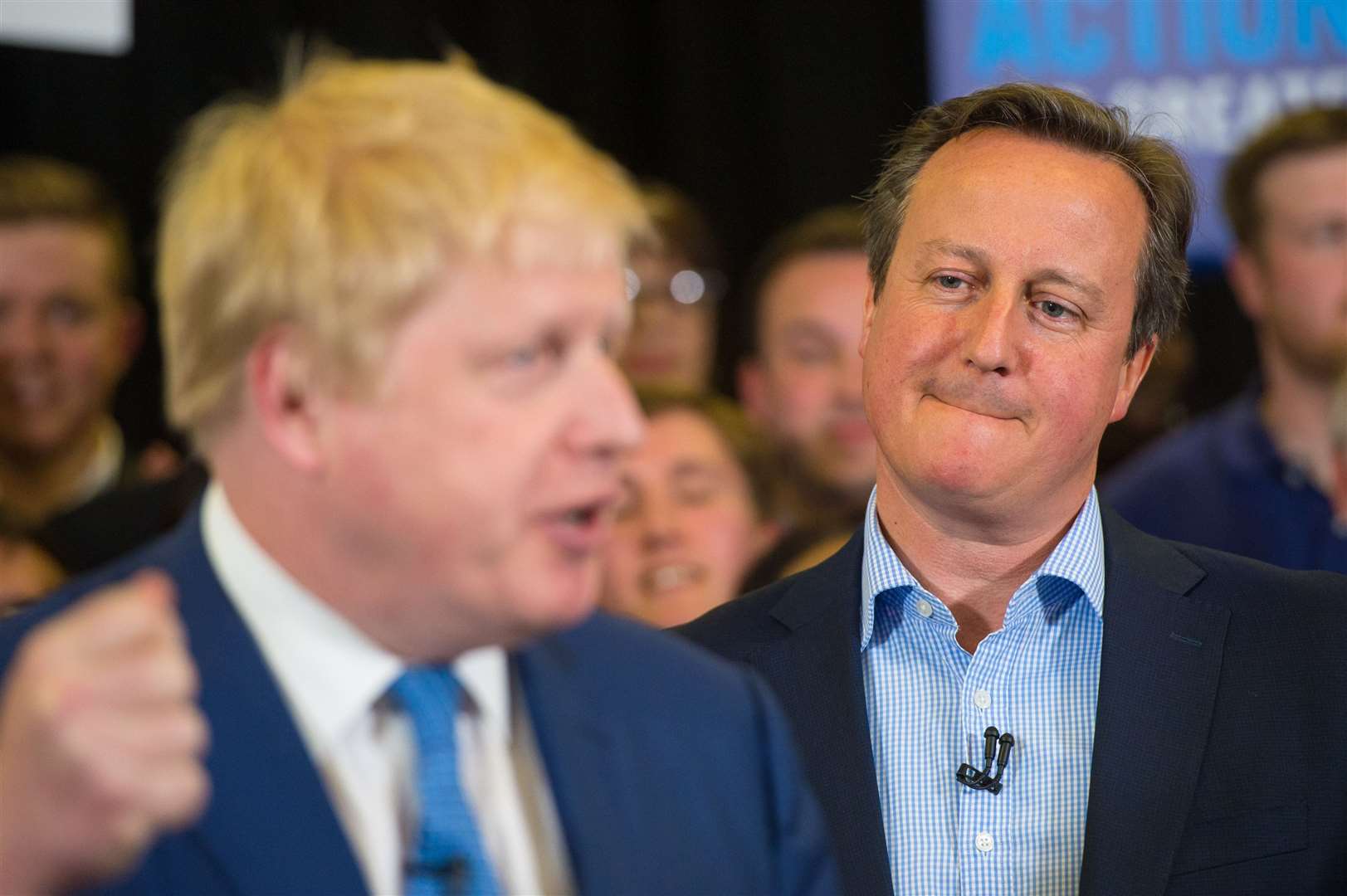 David Cameron and Boris Johnson were Bullingdon members at the same time (PA)