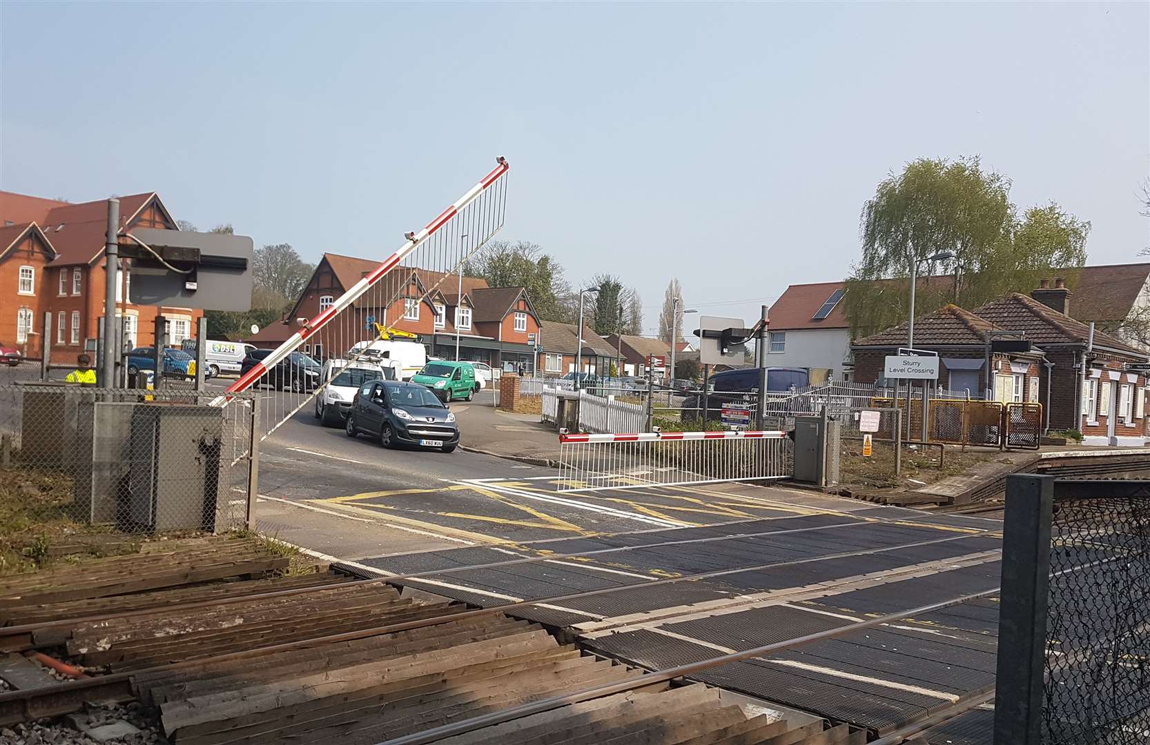 The link road should prevent the regular snarl up of traffic due to the level crossing at Sturry