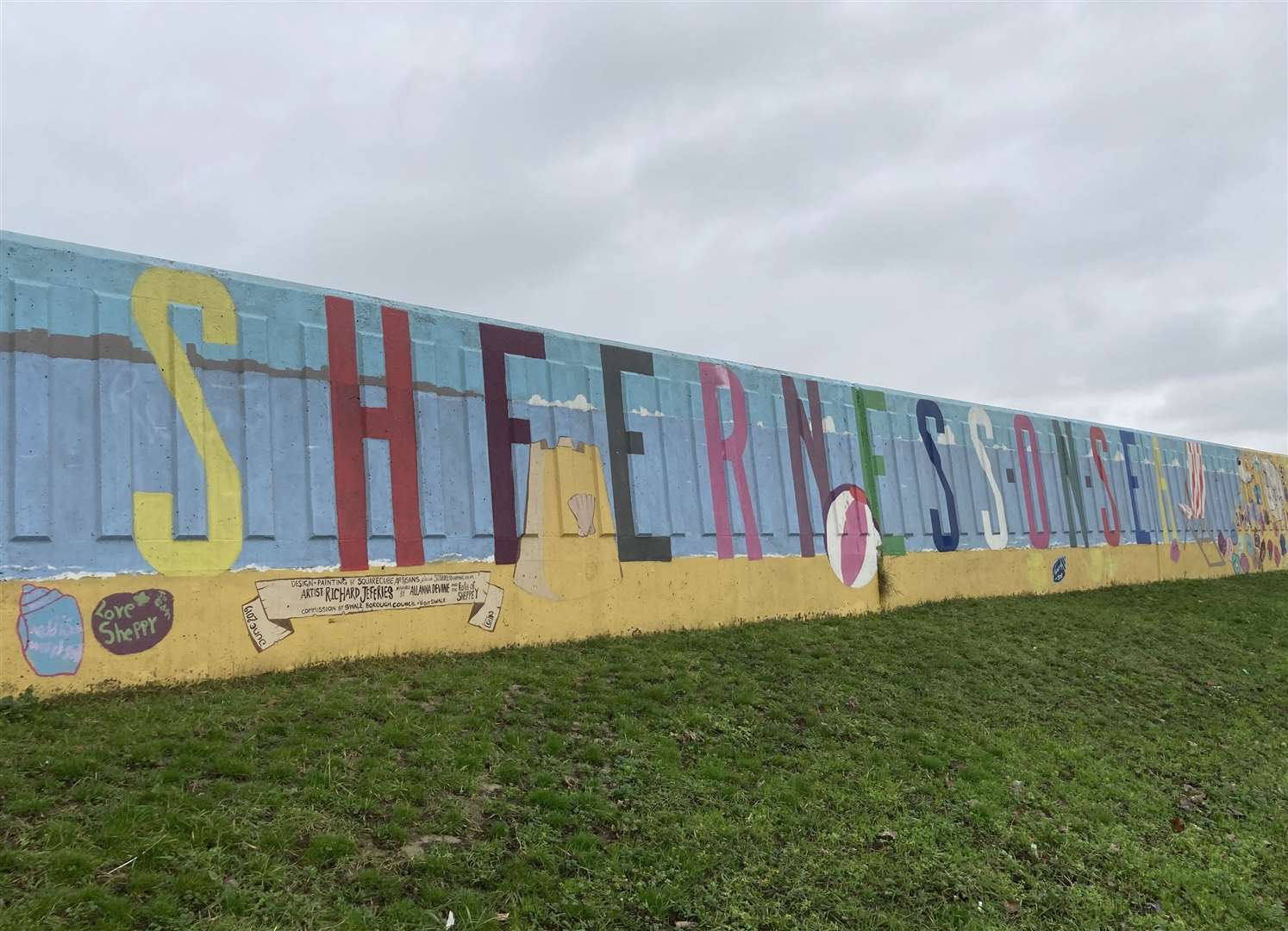 Sheerness-on-Sea mural at Beachfields