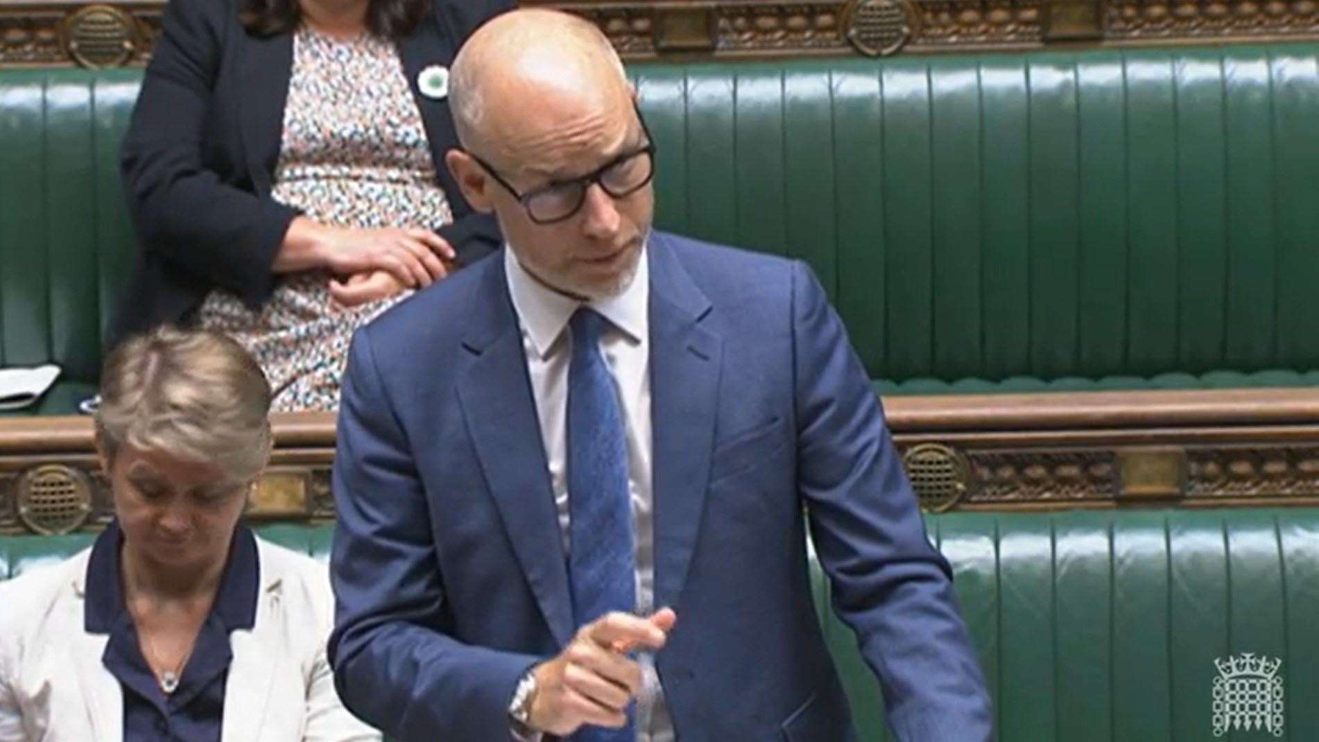 Stephen Kinnock MP branded Government ministers ‘mugs’ and accused them of falling for Tata Steel’s ’empty bluff’ to close its Port Talbot plant with the loss of thousands of jobs (House of Commons/PA)