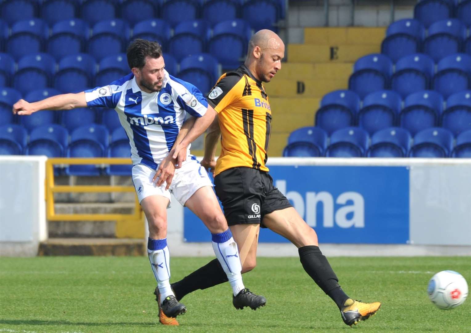 Alex Finney in action for Maidstone against Chester. Picture: Steve Terrell (49663150)