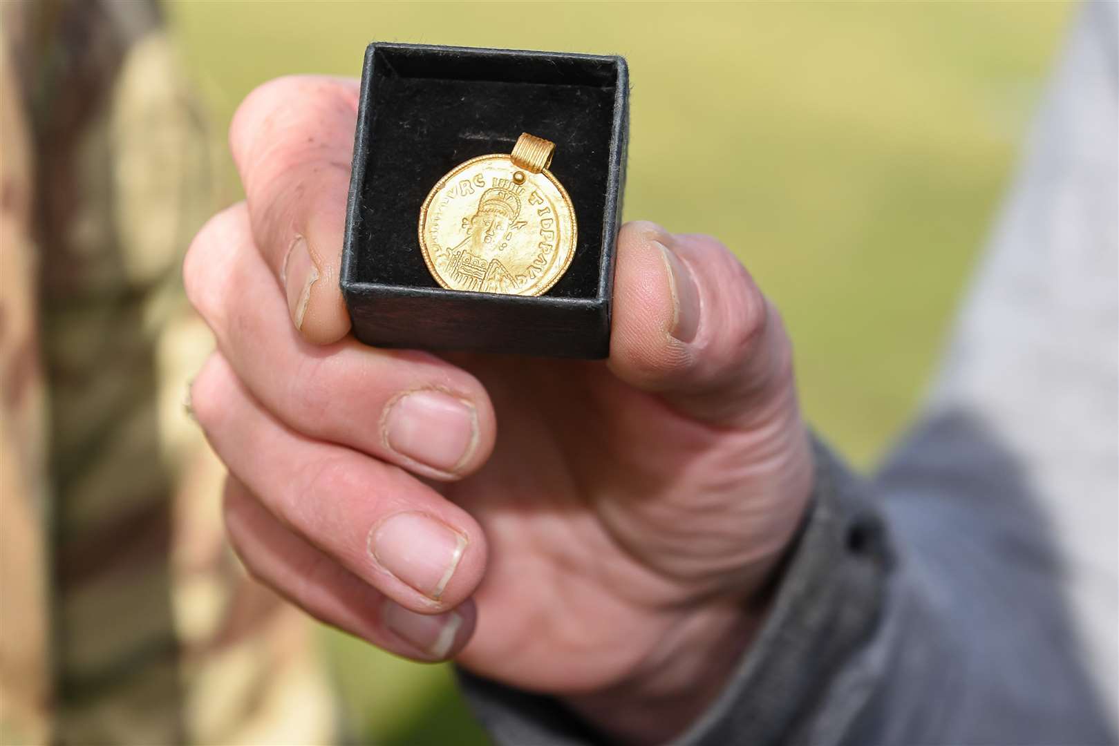 The gold pendant has been described as a "significant find|"