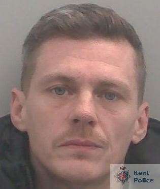 Christopher Grinham, 43, was jailed for four years. Picture: Kent Police