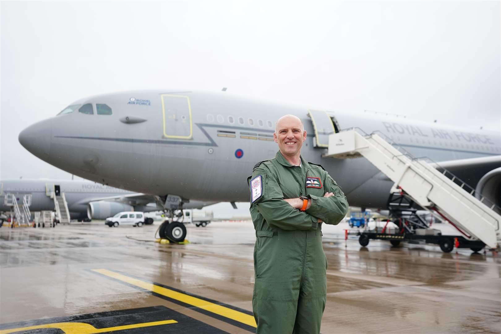 Squadron leader Mike Willers (Zac Goodwin/PA)