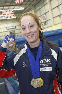 Kent trampolining star Kat Driscoll