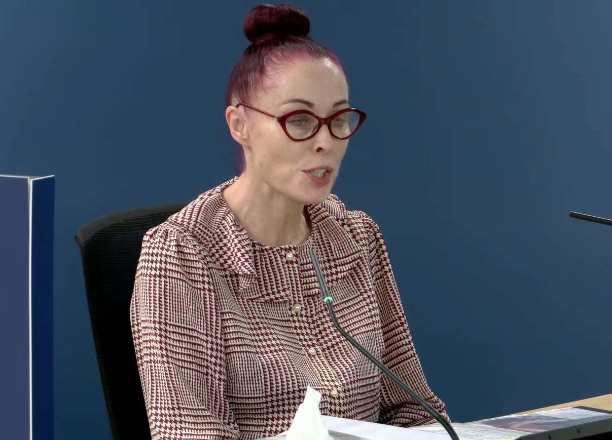 Ms Ferguson was the final witness to give evidence to module three of the inquiry (UK Covid-19 Inquiry/PA)