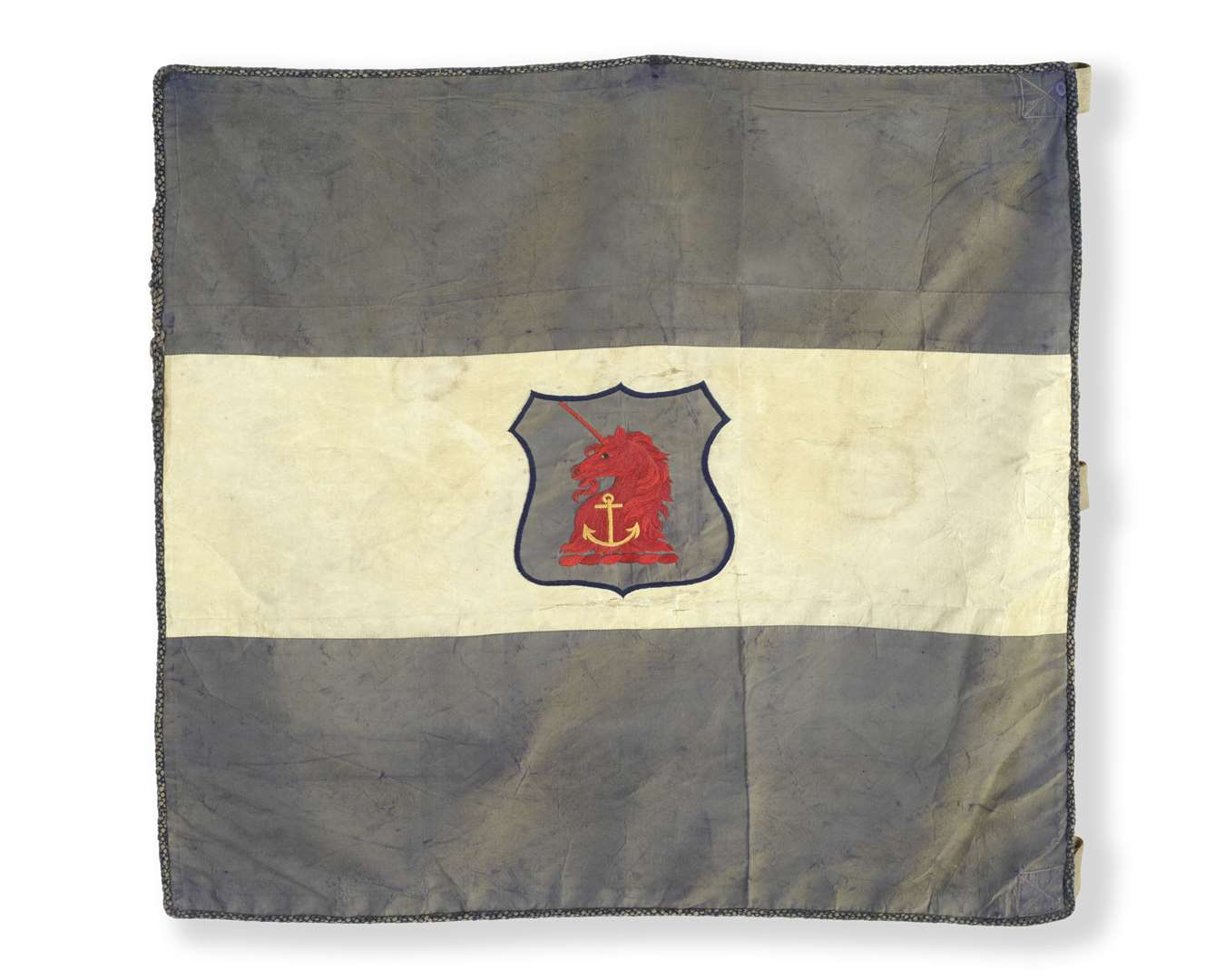 The flag from Shackleton’s British Antarctic Expedition (Bonhams/PA)