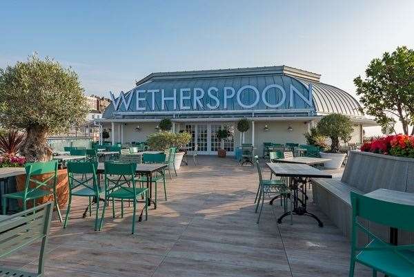 One of Kent's Spoons is the Royal Victoria Pavilion in Ramsgate, said to be the UK's biggest pub