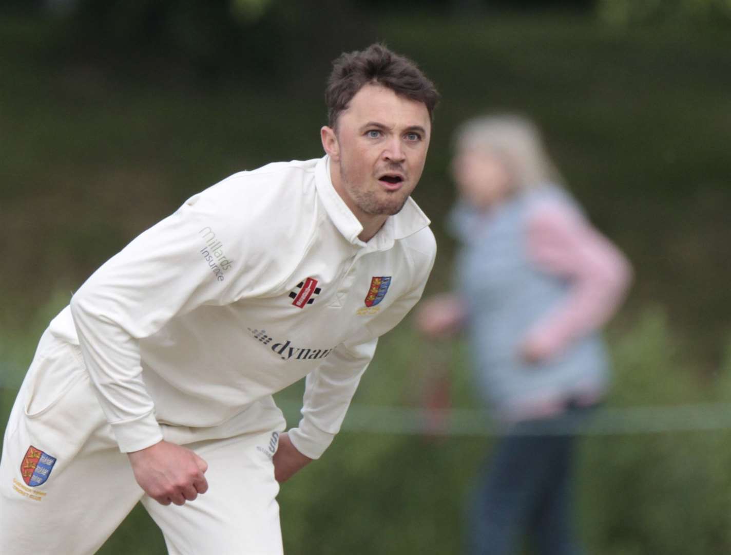 Rory Smith - his 85 wasn’t enough for Sandwich Town, who are bottom of the division after they were defeated at Tunbridge Wells. Picture: Gary Restall