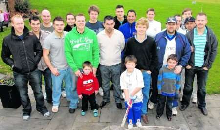 Kent bowler Martin Saggers started his benefit year with a friendly against Hartley