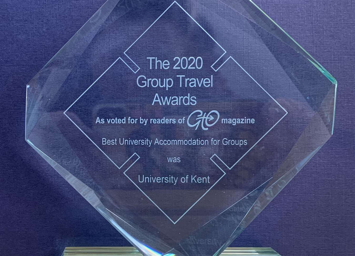 The award scooped by the University of Kent