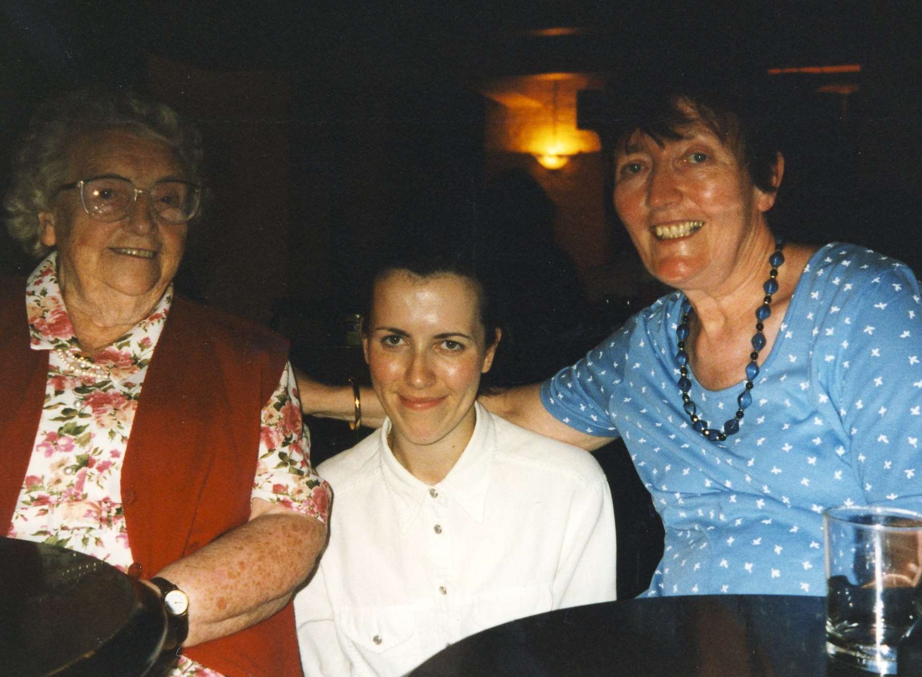 Louise Kerton with mum Kath and maternal grandmother Eileen Conlon, who have both now died
