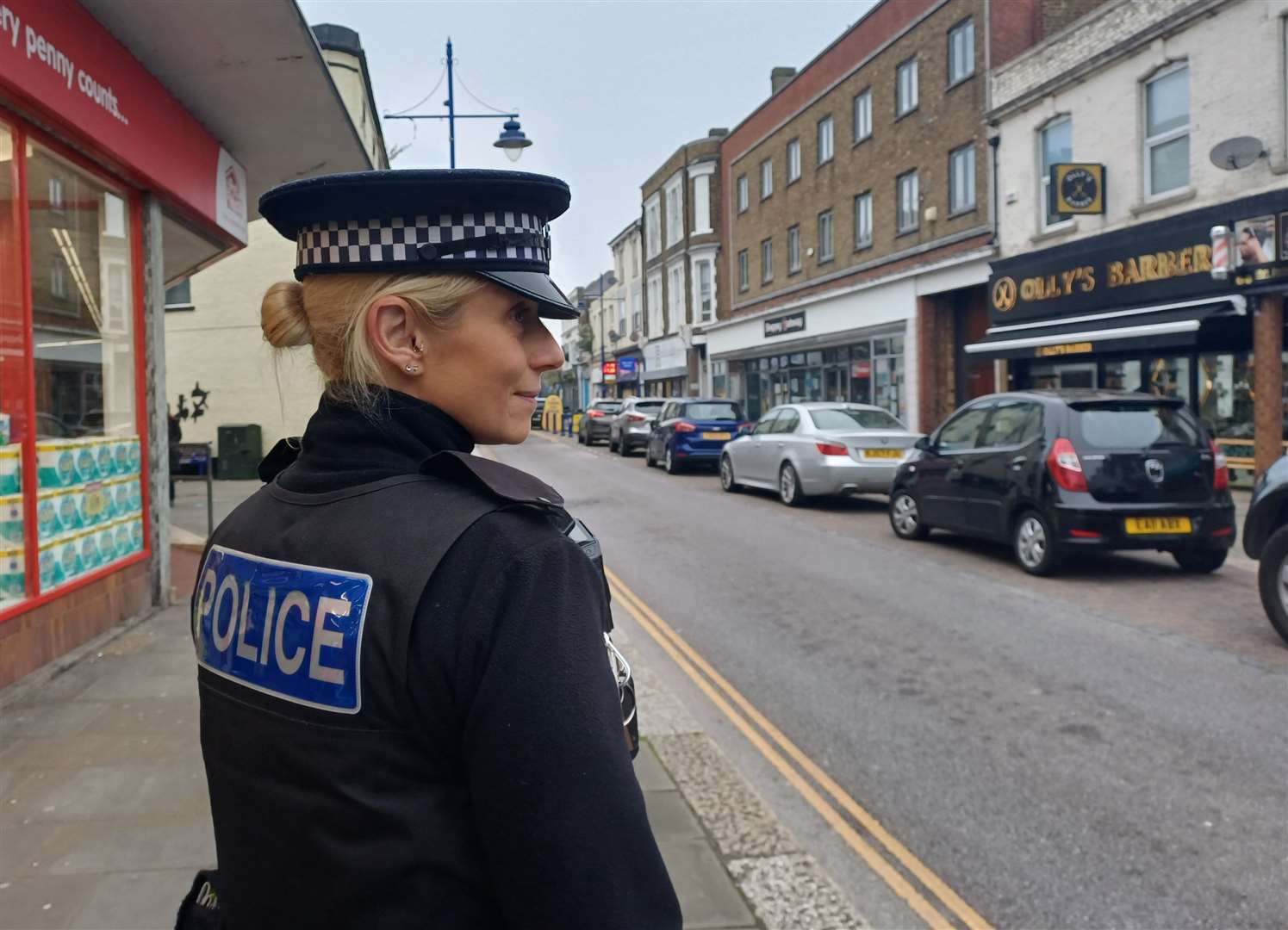 There has been a reduction in shoplifting as a result of patrols along the high street