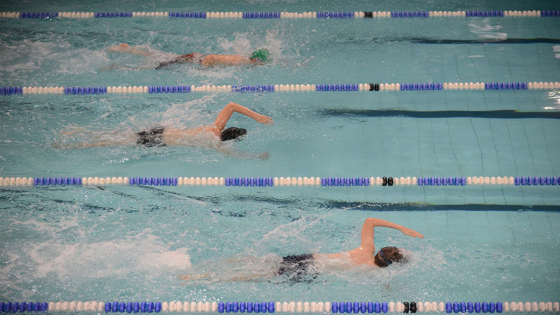 The swimming pool at Medway Park, stock picture.