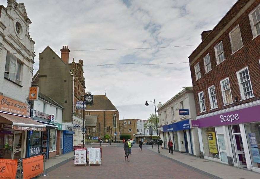 Gillingham High Street cordoned off after alleged racist attack