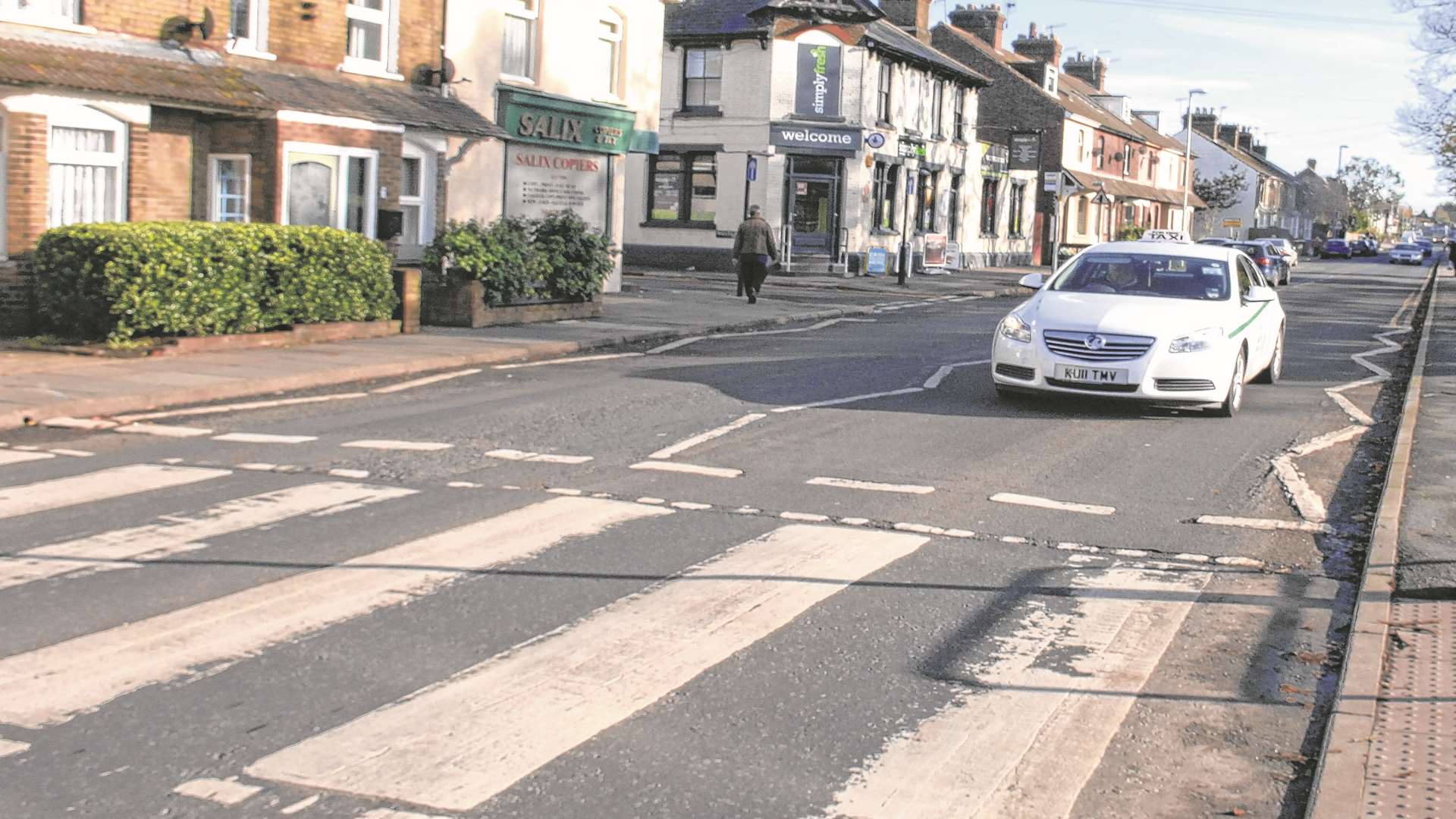 The Whitstable Road crossing.