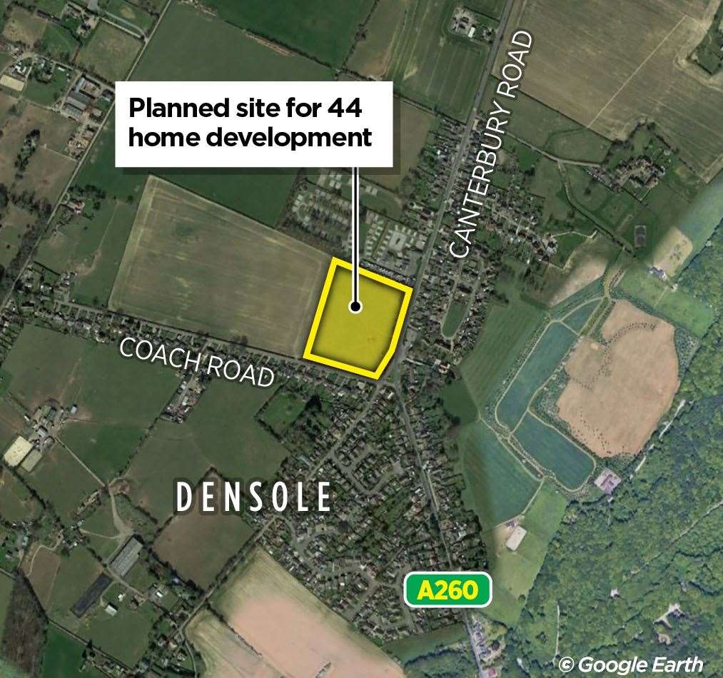 Fears have been raised over the impact of the scheme on the village. Picture: Google Earth