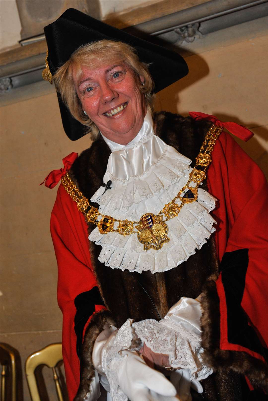 Cllr Ronnie Philpott as Dover Mayor in 2013