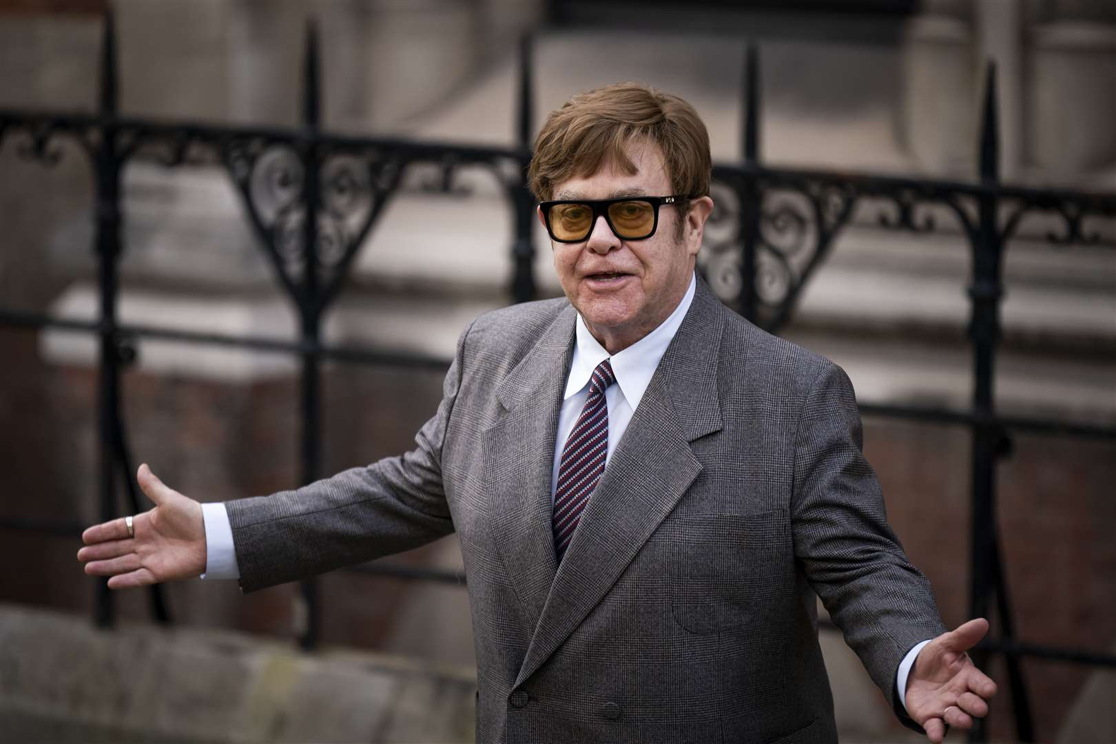 Sir Elton John previously attended a hearing in the case (Aaron Chown/PA)