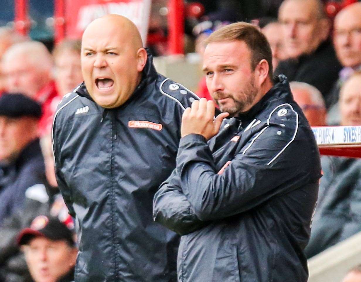 Kevin Watson, right, says he is the man for Ebbsfleet Picture: Matthew Walker