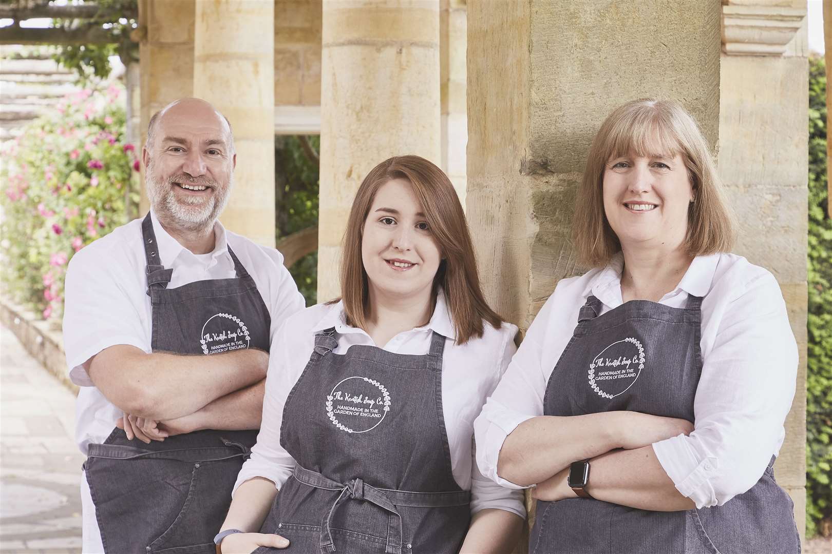 Owners Jayne and John Waddy and their daughter Emma, of The Kentish Soap Company, based in Sittingbourne. Picture: James Davey Photography