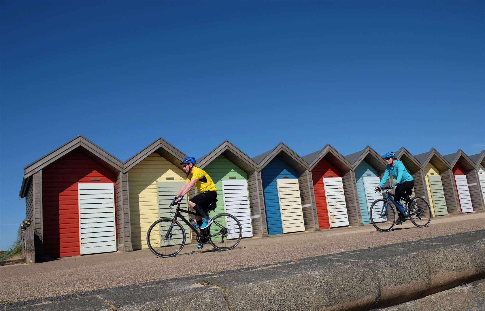 Temperatures were expected to pick up with warmer weather by the weekend (Owen Humphreys/PA)