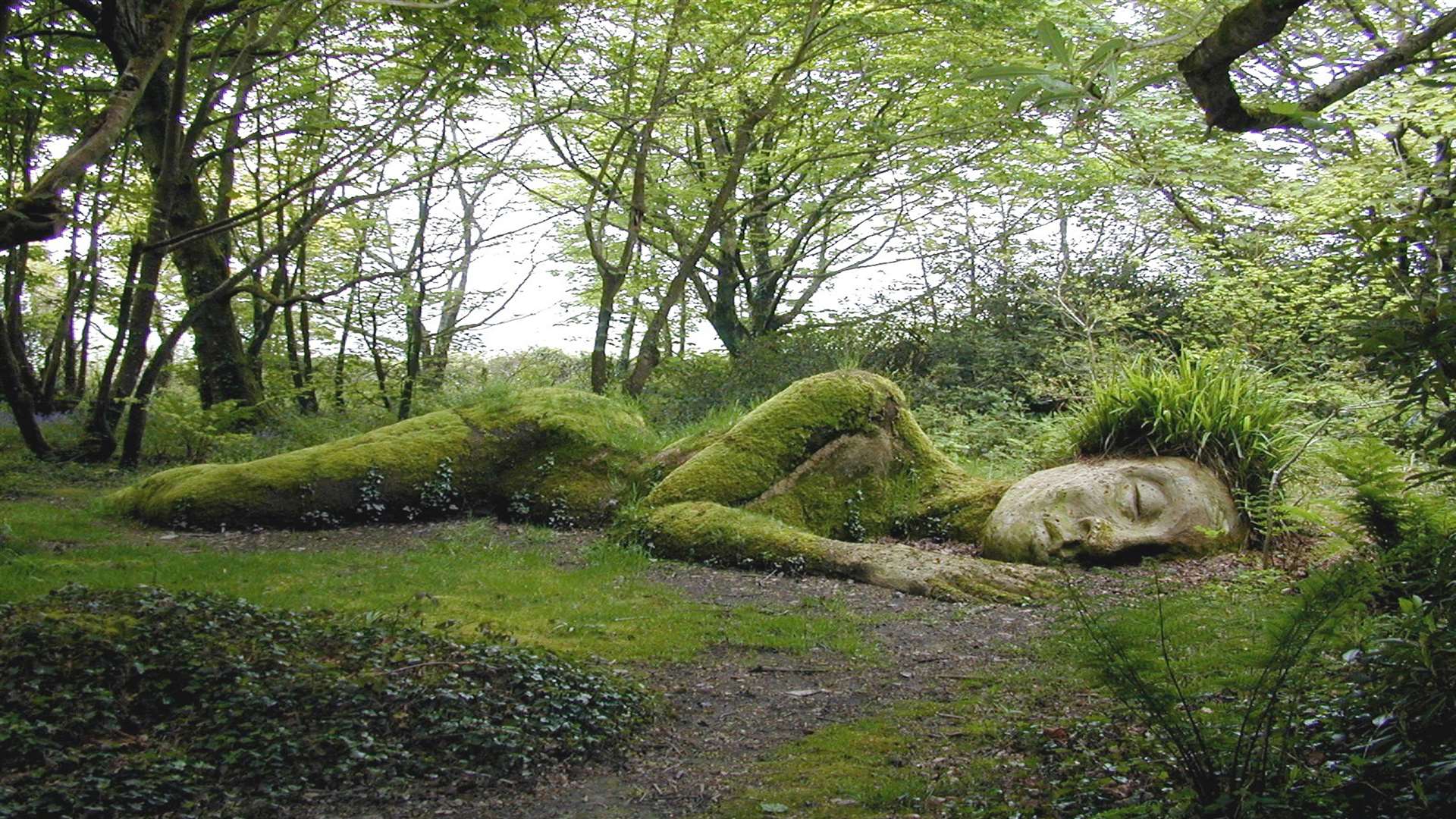 The Mud Maid at Heligan. Picture: Heligan Gardens