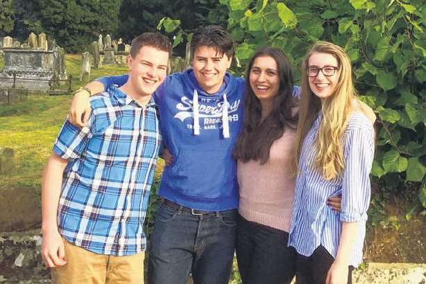 Cranbrook students, including head girl Ellen Pickett (right), who celebrates her 18th birthday today