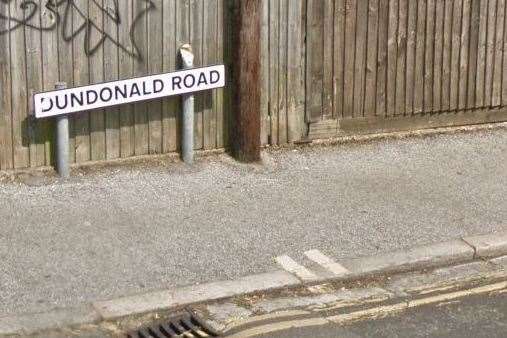 Police have shut down a flat in Dundonald Road in Broadstairs. Picture: Google Street View