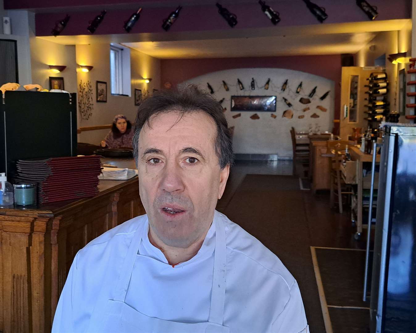 Francesco Pasquino, chef at Dover's Il Rustico Italian restaurant