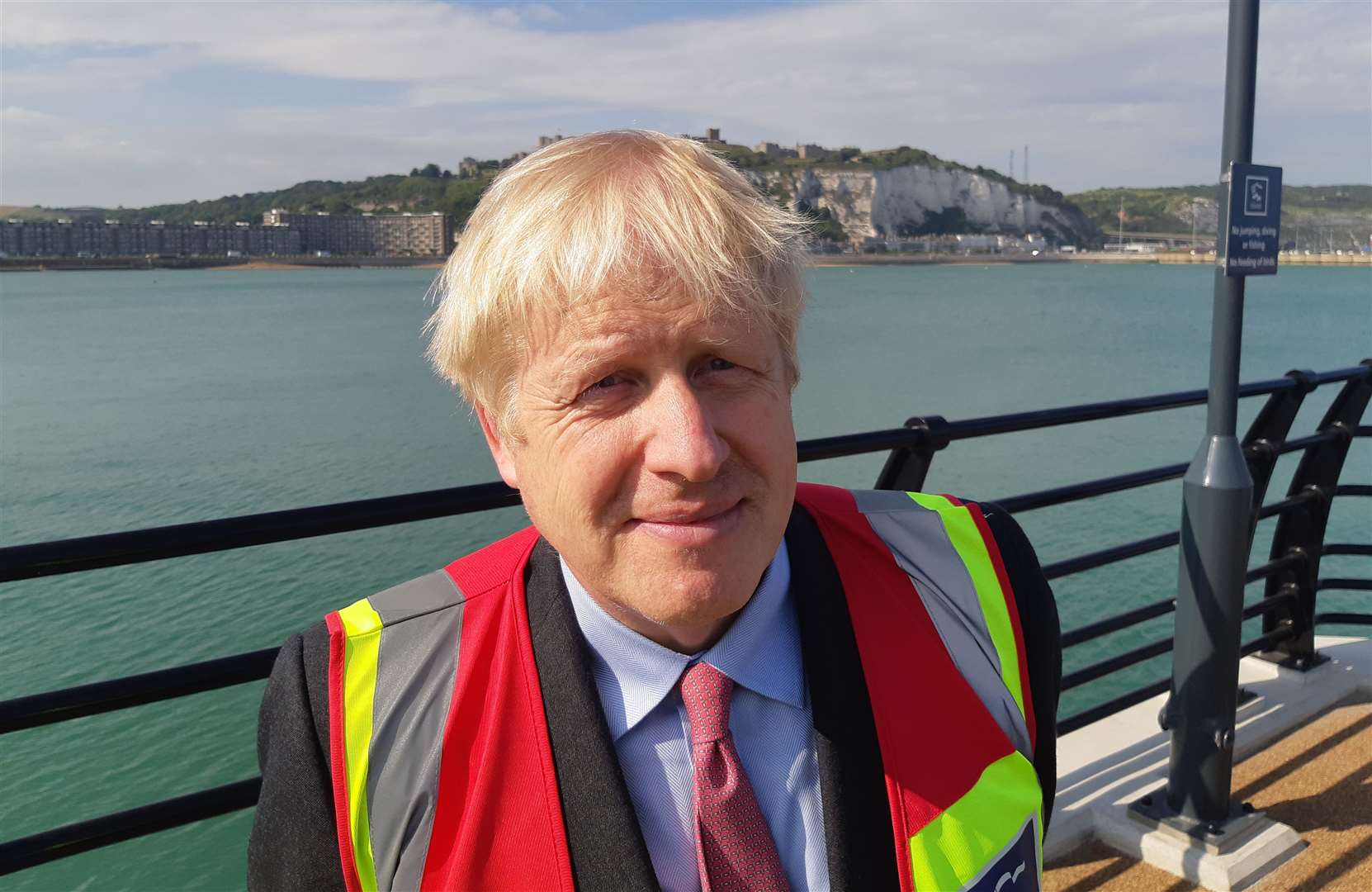 Boris Johnson in Dover