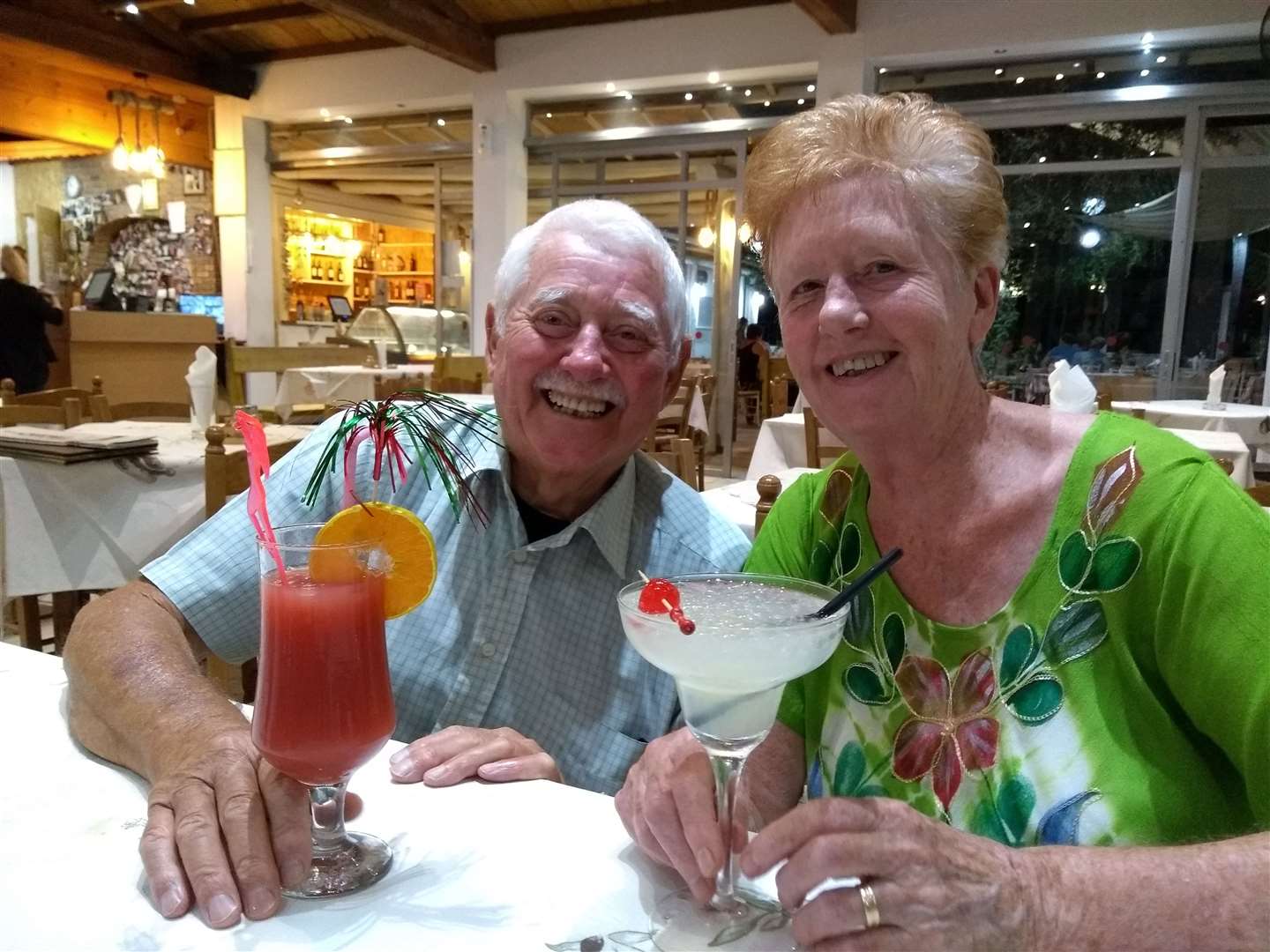 From left: John and Valerie. Picture: Paul Seymour