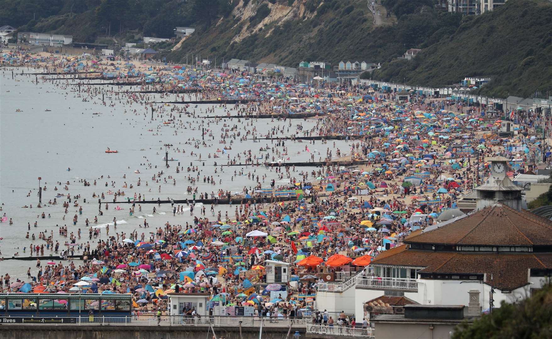 There was outcry as people flocked to Britain’s best loved beaches last summer (PA)