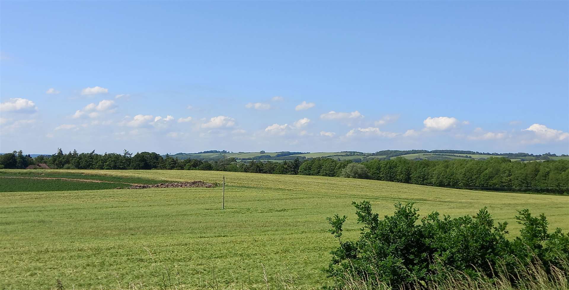 Sellindge Sports and Social Club is surrounded by countryside