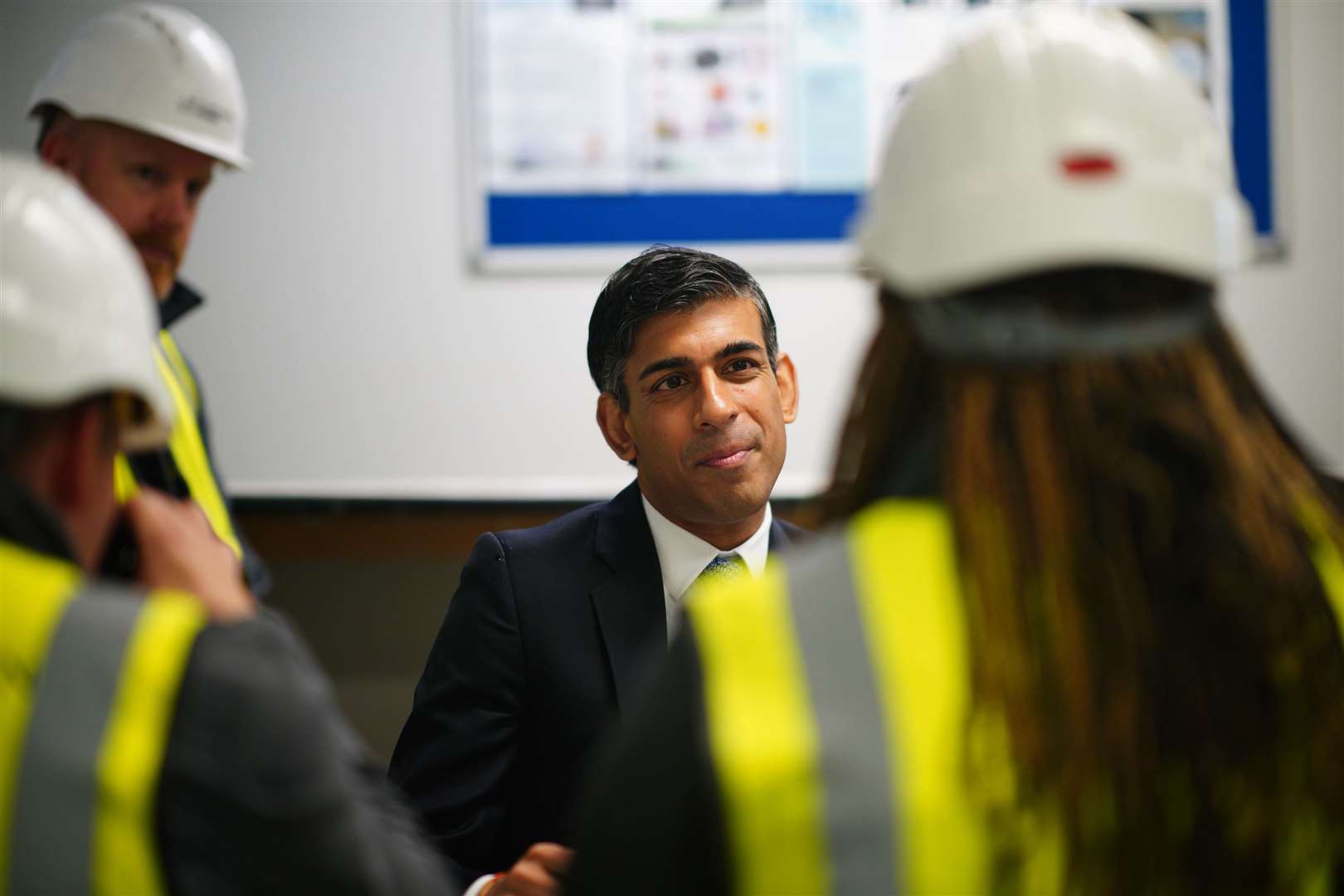 Prime Minister Rishi Sunak has been accused of softening on net zero policies (Ben Birchall/PA)