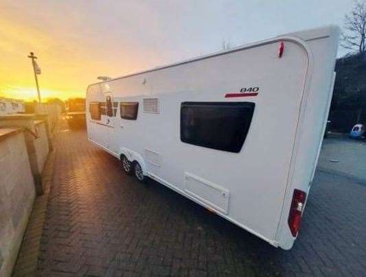 Caravans, motorhomes, diggers and quad bikes are among some of the items seized by rural crime officers since the start of the year. Photo: Kent Police