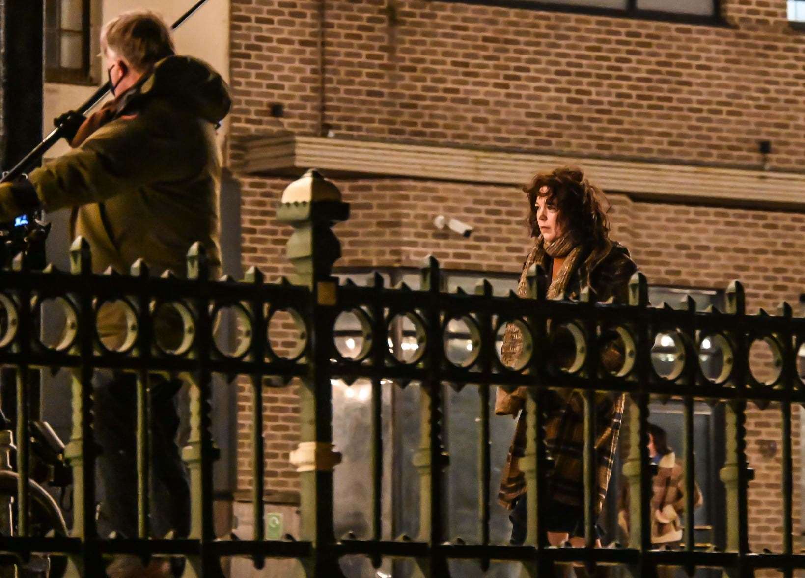 Olivia Colman filming for Sam Mendes' film Empire of Light in Marine Terrace, Margate on Friday, March 4. Picture: Steven Collis Allfields Photography