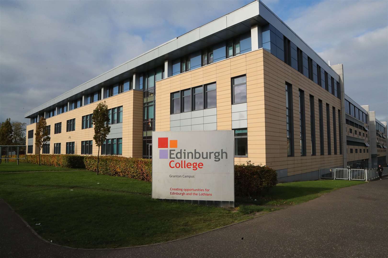 The Edinburgh College campus in Granton (Jane Barlow/PA)