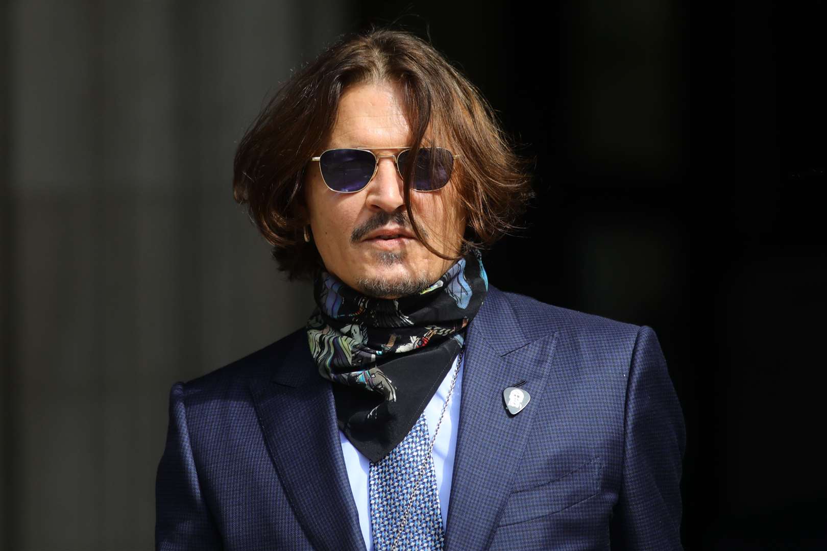 Johnny Depp arrives at the High Court in London (Aaron Chown/PA)