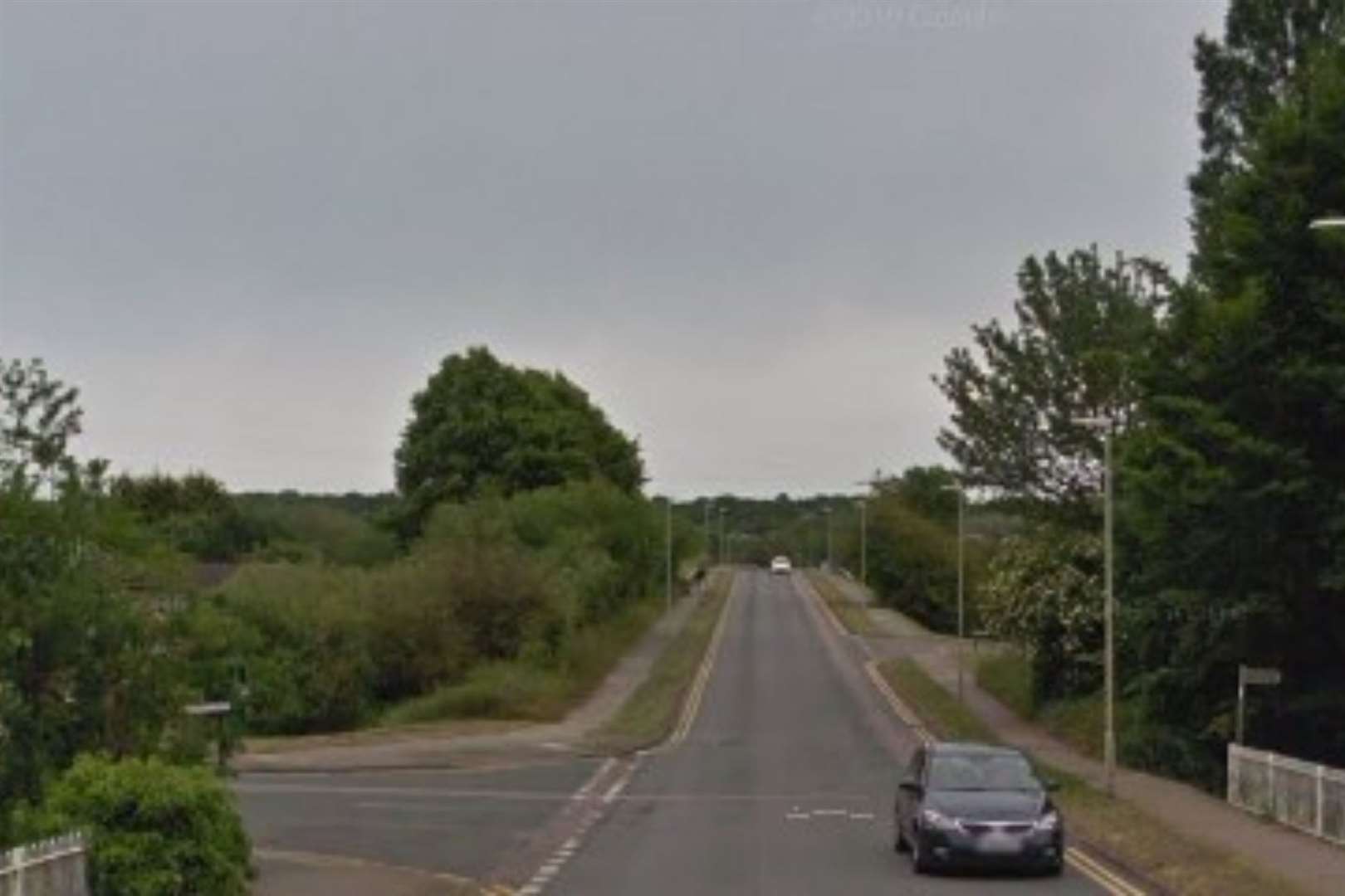 The emergency services were called to Farleigh Road, Canterbury. Picture: Google Street View