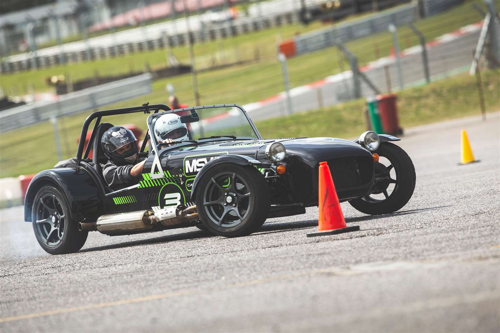 Rallycross driver Max Weatherley was Dan's guide