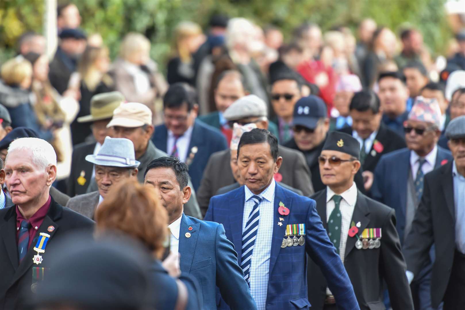 This year's Remembrance Day ceremony will be much smaller than last year's, which even featured a fly-past