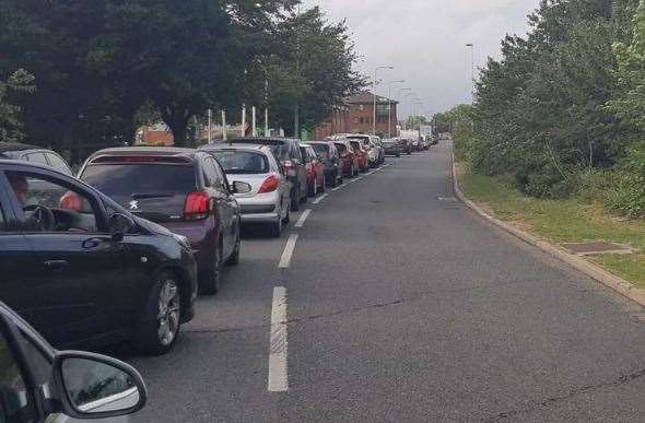 Drivers sometimes face delays of up to an hour to leave the Medway City Estate when congestion is heavy and issues on surrounding roads near the site