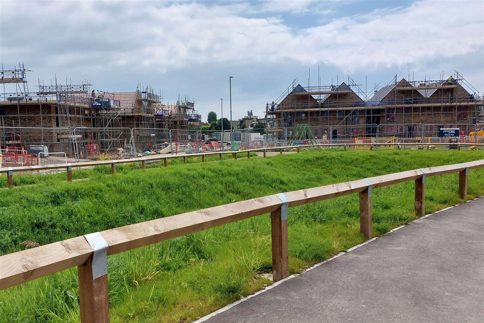 The development at Wingfield Place in Deal is currently being built. Picture: Dover District Council